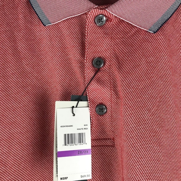 Perry Ellis Mens Haute  Polo Shirt - Picture 4 of 6